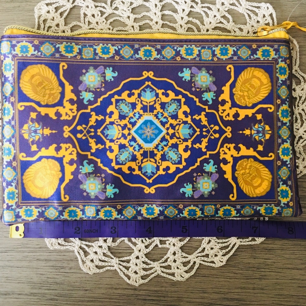 2/$30 Disney Aladdin Carpet Cosmetic Bag Case - Picture 6 of 8